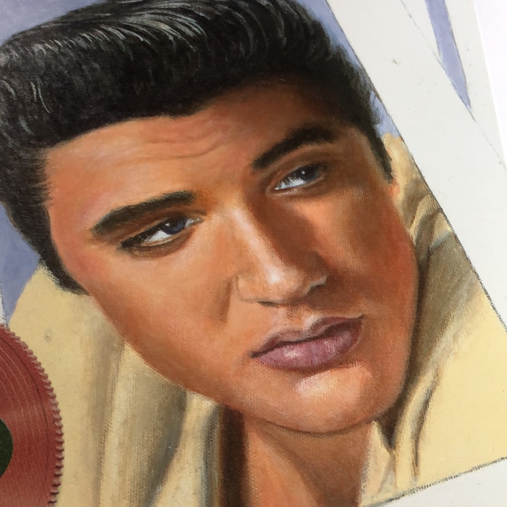 Elvis the king of hearts 16x12 tin picture - Picture 2 of 9
